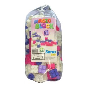 MAGIC BLOCK MENINA RODAS SIMO TOYS 170 PC R265