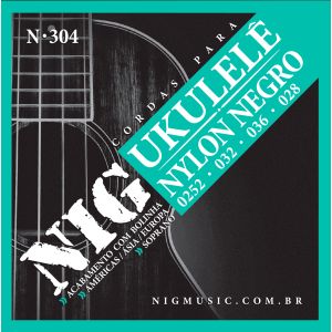 CORDA P/ UKULELE NYLON NEGRO 0252/032/036/028-N NIG