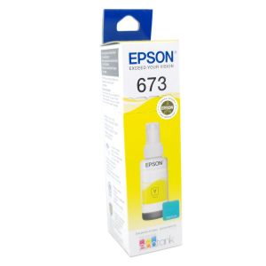 REFIL TINTA T673 420 EPSON 70ML - AMARELO