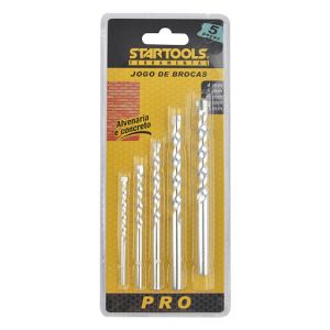 JOGO DE BROCAS STARTOOLS 5PÇS ALVENARIA E CONCRETO
