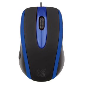 MOUSE TECHZONE PRETO/AZUL 800 DPI USB MAXPRINT