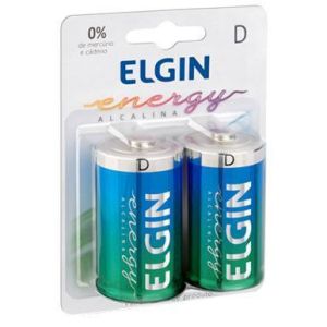 PILHA D ALCALINA ENERGY ELGIN C/2UN