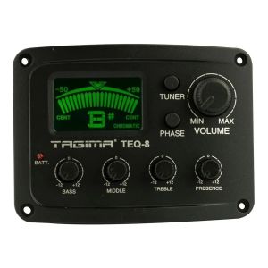 PRÉ EQUALIZADOR/AFINADOR CROMÁTICO DIGITAL TEQ-8 TAGIMA