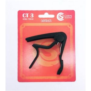 CAPOTRASTE GUITARRA/VIOLÃO AÇO CT 3 BK COSTOM SOUND 