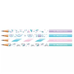 Lápis Preto Faber Castell Marshmallow Sortido
