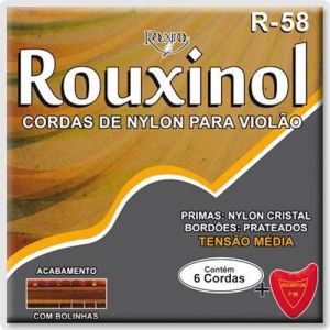 CORDA PARA VIOLÃO NYLON CLÁSSICO R-58 ROUXINOL