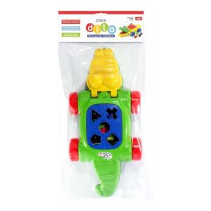 BRINQUEDO EDUCATIVO P/ BEBÊ CROCODILO C/ BLOCOS INTERATIVOS ARTOYS