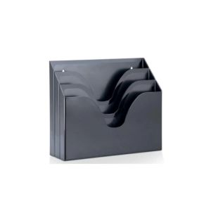 Organizador Triplo Office Preto Waleu