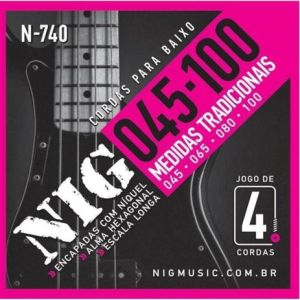 CORDA CONTRABAIXO 4 CORDAS NIG N-740