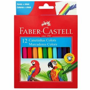 CANETINHA FABER CASTELL 12 CORES