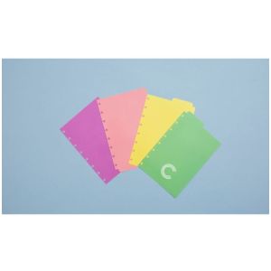 Divisórias Pastel para Caderno Inteligente Médio