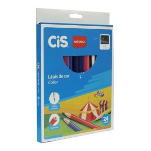 LÁPIS DE COR CIS NATARAJ 24 CORES 