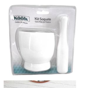 KIT SOQUETE COM PILÃO DE PLÁSTICO 2 PCS KOOK