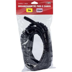 ORGANIZADOR DE CABOS ESPIRAL 12MMX3M FORCE LINE