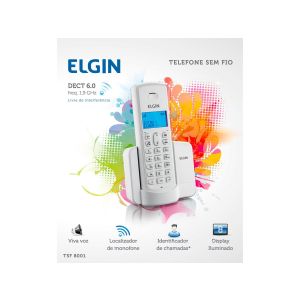 TELEFONE S/ FIO TSF 8001 ELGIN