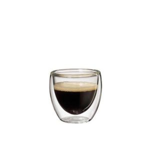 COPO DE VIDRO DUPLO 2 PEÇAS 140ML WINCY
