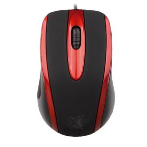 MOUSE TECHZONE VERMELHO/PRETO 800 DPI USB MAXPRINT