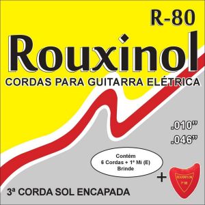 CORDA P/ GUITARRA ELÉTRICA LEVE R-80 010 ROUXINOL