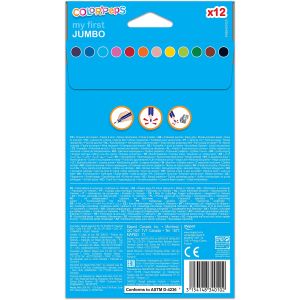 LÁPIS DE COR COLOR PEPS JUMBO 12UN MAPED