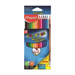 KIT LÁPIS DE COR/LAPIS 4M COLORPEPS MAPED