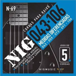 CORDA CONTRABAIXO 5 CORDAS N-69 043-106 NIG