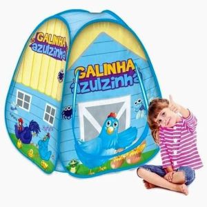 BARRACA POP UP GALINHA AZULZINHA FABRINCANDO IDÉIAS