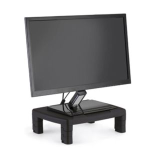 SUPORTE P/ MONITOR/NOTEBOOK PRETO WALEU