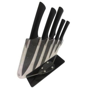 CONJUNTO DE FACAS COM SUPORTE 06 PEÇAS 