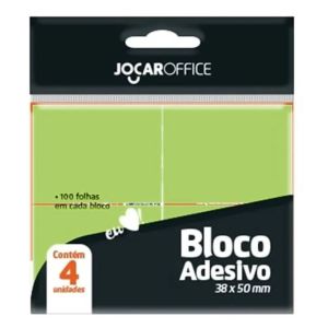 Bloco Adesivo Jocar Verde 38cm x 50cm 