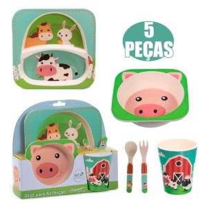 Jogo para Refeição Infantil Eco-Friendly Mimos Style 