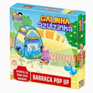 BARRACA POP UP GALINHA AZULZINHA FABRINCANDO IDÉIAS
