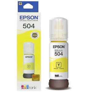 REFIL TINTA ECOTANK T504 420 EPSON 70ML -  AMARELO