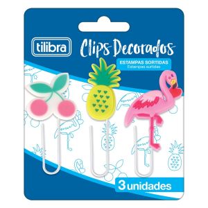 Clips Decorados Tilibra 50MM 3 Unidades