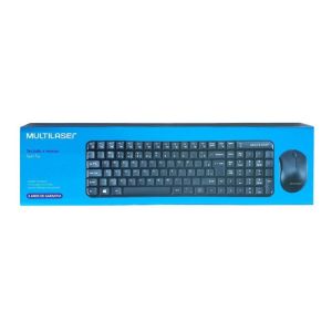 TECLADO / MOUSE SEM FIO 2.4 GHZ MULTILASER TC183 
