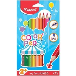 LÁPIS DE COR COLOR PEPS JUMBO 12UN MAPED