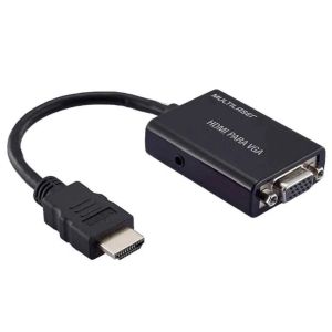CONVERSOR HDMI M X VGA F C/ SAÍDA PARA ÁUDIO MULTILASER WI293 