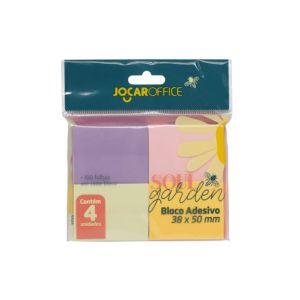 Bloco Adesivo Jocar Soul Garden 4 cores