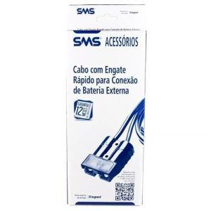CABO C/ ENGATE RÁPIDO P/ CONECXÃO DE BATERIA EXTERNA SMS