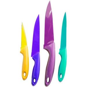 CONJUNTO DE FACAS 4 PCS COLORIDAS WINCY 