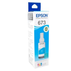 REFIL TINTA T673 120 EPSON 70ML - CIANO