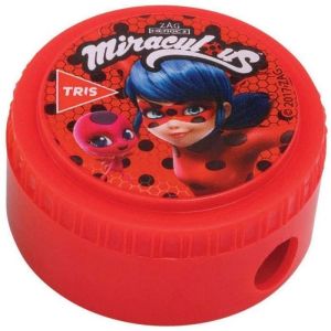 Apontador com Depósito Miraculous Tris