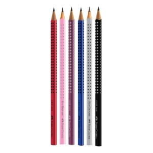 Lápis Preto Faber Castell Grip 2001 Sortido 